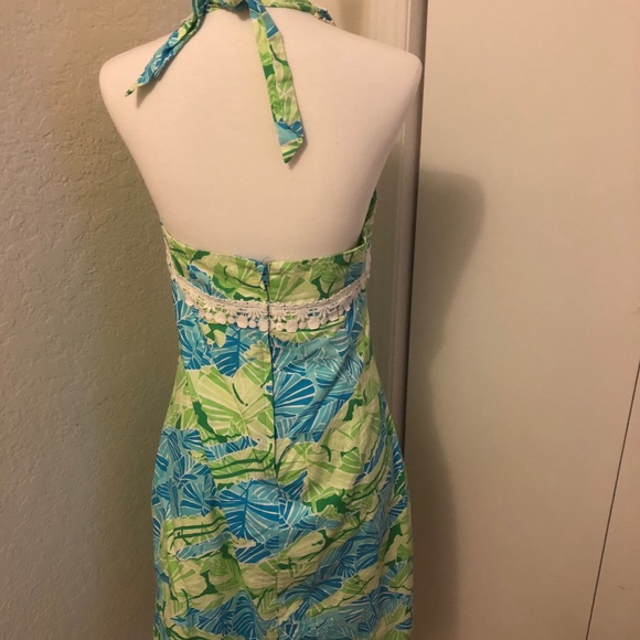 Lilly Pulitzer Alligator Halter Dress - Picture 3 of 4